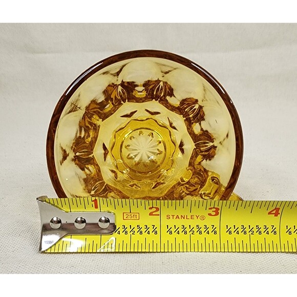 Vintage Anchor Hocking Fairfield Amber Glass Punch Cups – Set of 4, 1970s - Picture 11 of 11